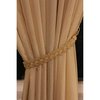 Vintiquewise Pair of Gold Rope Curtain Tie Backs QI003210